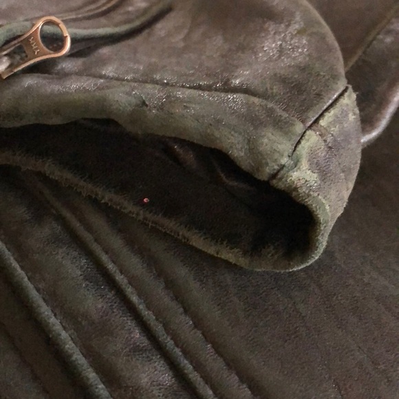 Genuine Danier Black Leatger Jacket/Coat - Picture 4 of 9